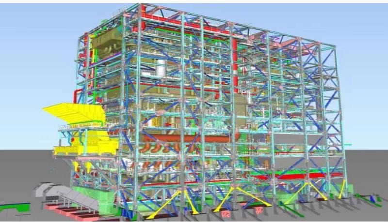 South Africa Matla Mine steel structure 3D BIM